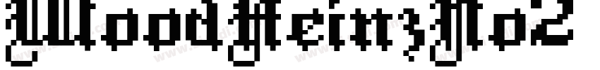 WoodHeinzNo2 New字体转换 WoodHeinzNo2 New字体转换